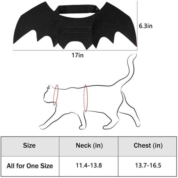 Cat Halloween Costume - Party Dress Up Accessories for Cat Small Dogs Puppy - Picture 4 of 7
